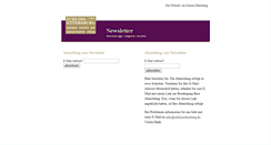 Desktop Screenshot of newsletter.schlossettersburg.de